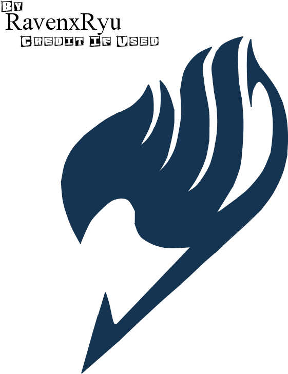 Blue Fairy Tail Symbol Tattoo Design By Ravenxryu - Gray Fairy Tail Tattoo - Free Transparent PNG Clipart Images Download. - Transparent PNG Free Download | PNGio