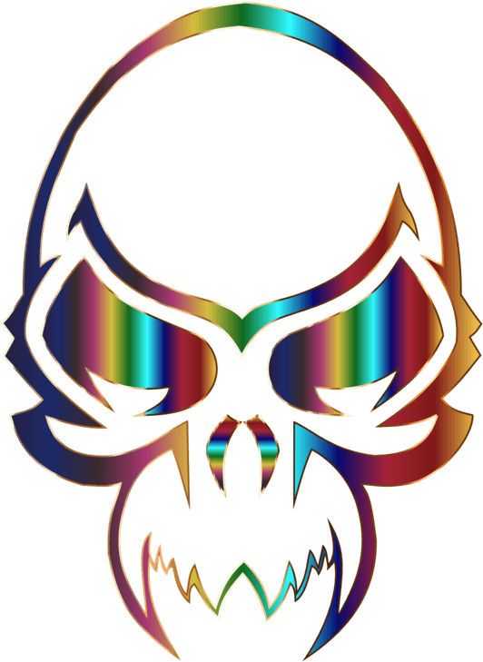 Tattoo Flash Drawing Skull - Simple Tribal Skull Tattoo Designs - Free Transparent PNG Clipart Images Download. - Transparent PNG Free Download | PNGio