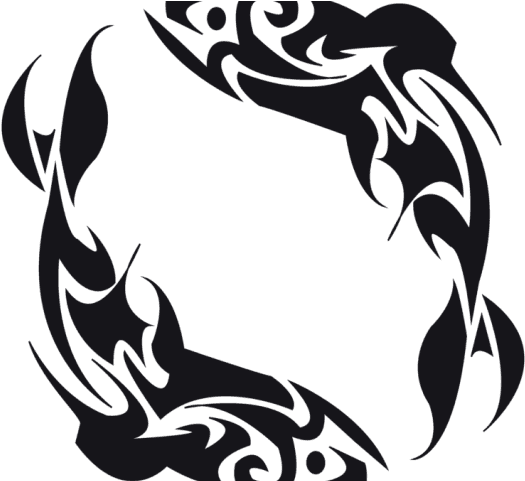 Fish Tattoos Clipart Decal - Tribal Fish Tattoo Design - Free Transparent PNG Clipart Images Download. - Transparent PNG Free Download | PNGio