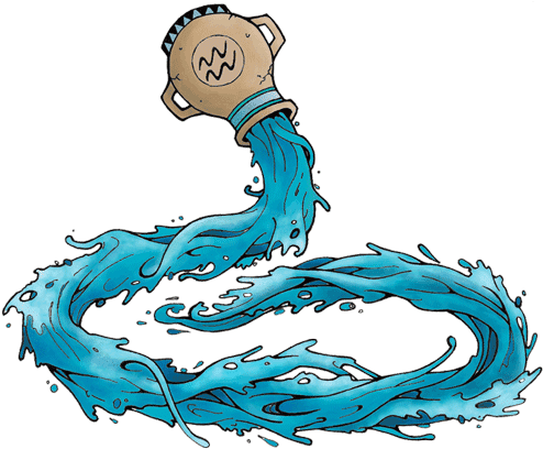 Aquarius - Aquarius Tattoo Calf - Free Transparent PNG Clipart Images Download. - Transparent PNG Free Download | PNGio