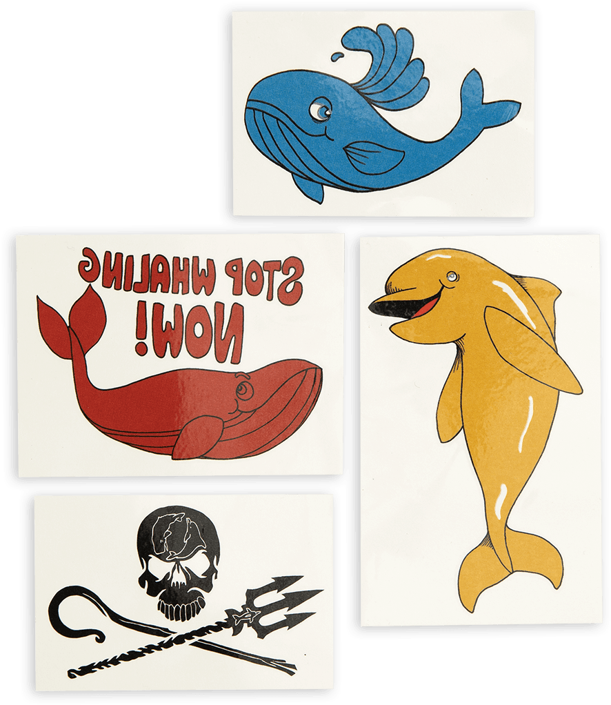 Stop Whaling Temporary Tattoos - Free Transparent PNG Clipart Images Download. - Transparent PNG Free Download | PNGio
