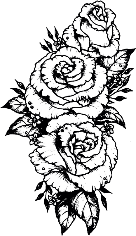 Cute Flower Clipart - Rose Forearm Tattoo Drawing - Free Transparent PNG Clipart Images Download. - Transparent PNG Free Download | PNGio