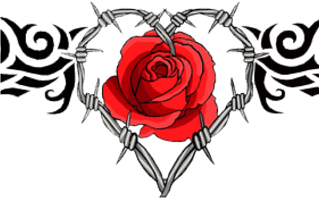 Gothic Tattoos Clipart Gothic - Barb Wire Heart Tattoo - Free Transparent PNG Clipart Images Download. - Transparent PNG Free Download | PNGio