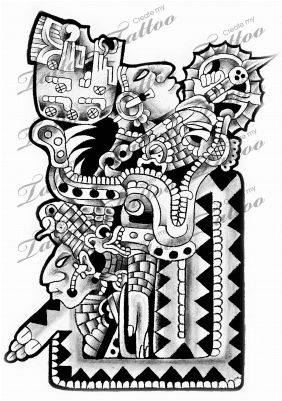 400 X 400 6 - Mayan God Tattoo Designs - Free Transparent PNG Clipart Images Download. - Transparent PNG Free Download | PNGio