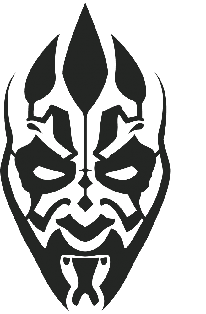 Darth Maul - Black Darth Maul Tattoo - Free Transparent PNG Clipart Images Download. - Transparent PNG Free Download | PNGio