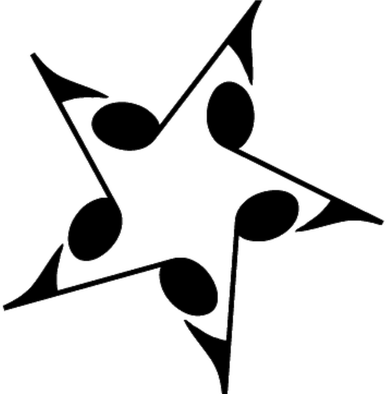 Hours - Music Note Star Tattoo - Free Transparent PNG Clipart Images Download. - Transparent PNG Free Download | PNGio