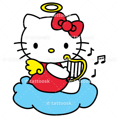 Hello Kitty Angel Tattoos For Girls Clipart - Hello Kitty Angel Png - Free Transparent PNG Clipart Images Download. - Transparent PNG Free Download | PNGio