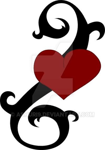 Heart Vine Tattoo By Ashuri9 - Heart - Free Transparent PNG Clipart Images Download. - Transparent PNG Free Download | PNGio