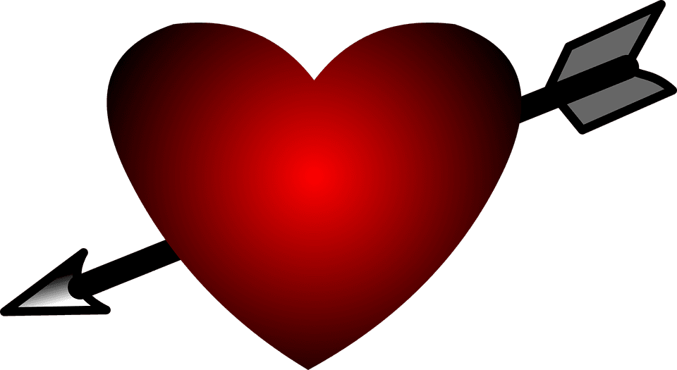 Heart Arrow Tattoo Svg Cartoon Love Design - Heart Cartoon - Free Transparent PNG Clipart Images Download. - Transparent PNG Free Download | PNGio