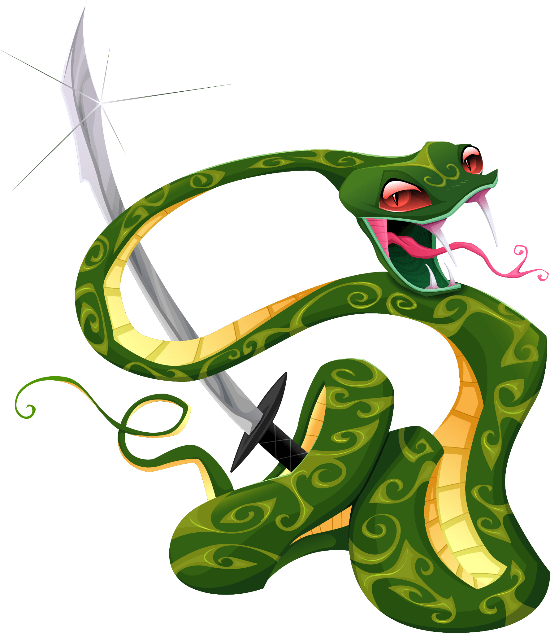 Snake Tattoo Png Clipart Image 03 - Snakes - Free Transparent PNG Clipart Images Download. - Transparent PNG Free Download | PNGio