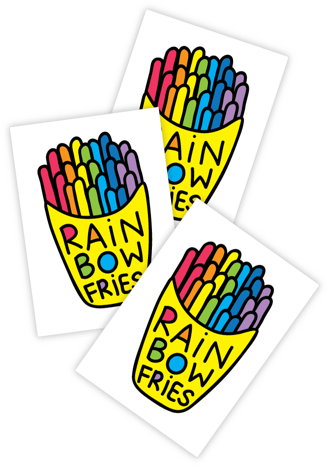 High Quality Temporary Tattoos With Oh So Yummy Rainbow - High Quality Temporary Tattoos With Oh So Yummy Rainbow - Free Transparent PNG Clipart Images Download. - Transparent PNG Free Download | PNGio