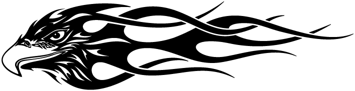 Flaming Eagle Tattoo Clipart - Dragoes Para Tatuagem Tribal - Free Transparent PNG Clipart Images Download. - Transparent PNG Free Download | PNGio