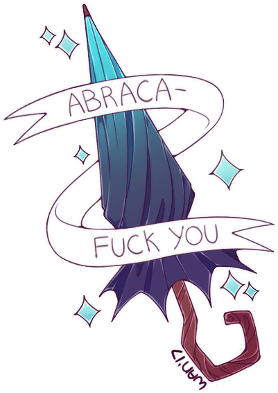 Umbra Staff Tattoo Design - Adventure Zone Abraca Fuck You - Free Transparent PNG Clipart Images Download. - Transparent PNG Free Download | PNGio