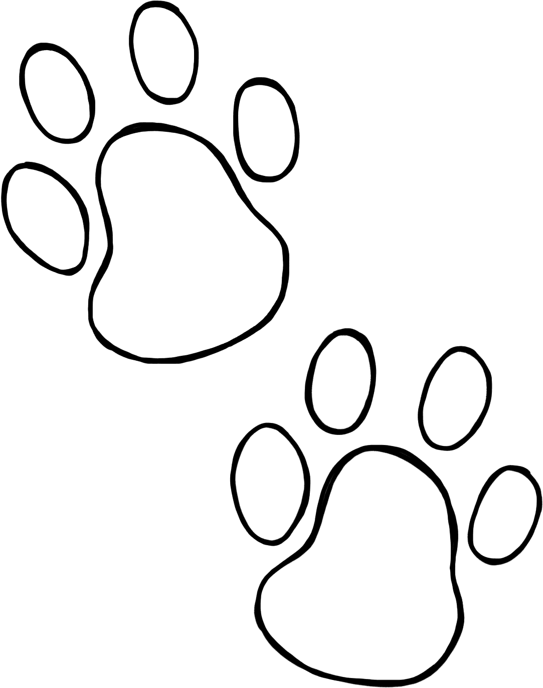 Paw Print Clip Art And Paw Print Wildcats On Dog Paws - Paw - Free Transparent PNG Clipart Images Download. - Transparent PNG Free Download | PNGio