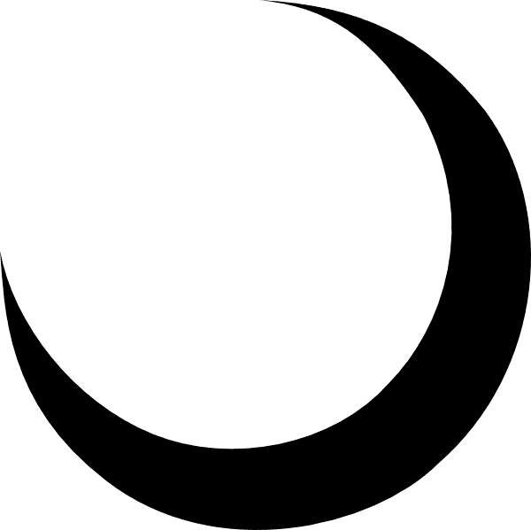 Black Crescent Moon Clip Art Tribal Crescent Moon Tattoo - Circle - Free Transparent PNG Clipart Images Download. - Transparent PNG Free Download | PNGio