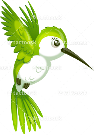 Cute Hummingbird Tattoo Flash Design For Girls - Cute Cool Baby Hummingbirds - Free Transparent PNG Clipart Images Download. - Transparent PNG Free Download | PNGio