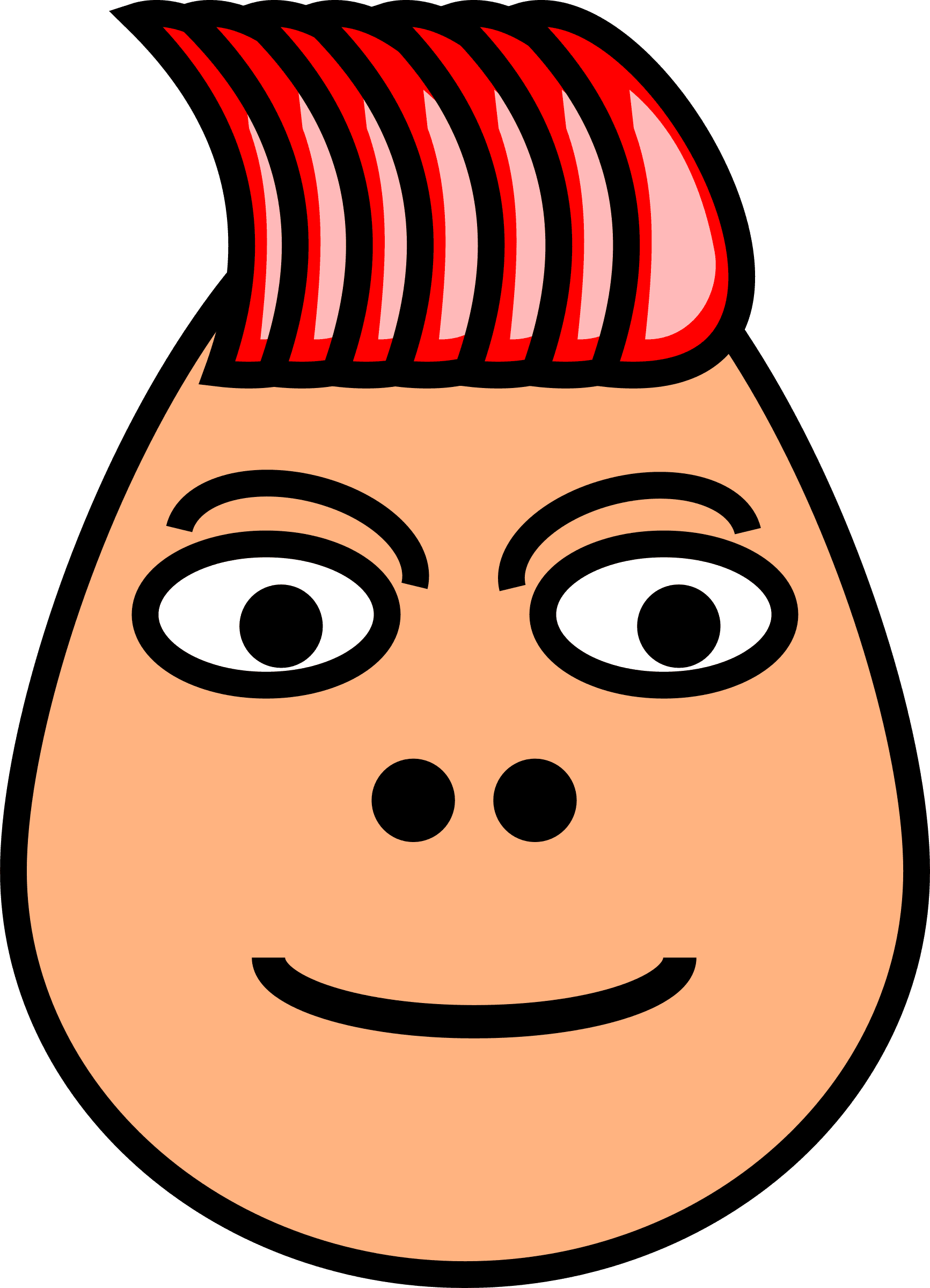 Chicken Head Cartoon Vector Clipartpng Tattoo - Egghead Cartoon - Free Transparent PNG Clipart Images Download. - Transparent PNG Free Download | PNGio