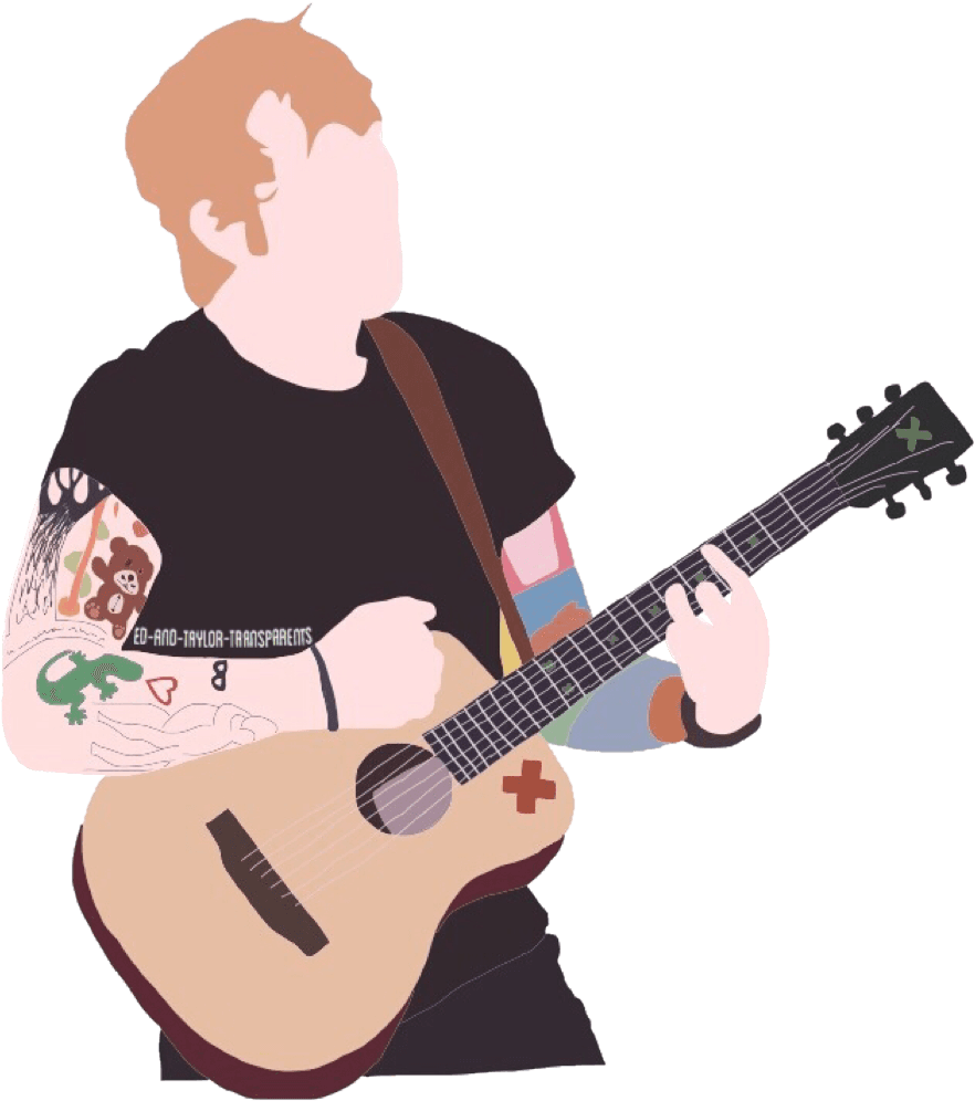 Ed Sheeran Drawing Transparent My Edit Guitar Tattoos - Taylor Swift - Free Transparent PNG Clipart Images Download. - Transparent PNG Free Download | PNGio