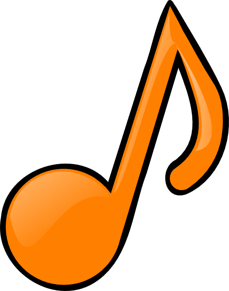 Awesome Idea Musical Note Images Orange Clip Art At - Note Clipart - Free Transparent PNG Clipart Images Download. - Transparent PNG Free Download | PNGio