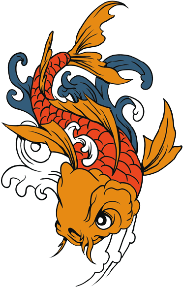 Download Fish Tattoos Png - Thewatsonshop Koi Cotton Throw Pillow - Free Transparent PNG Clipart Images Download. - Transparent PNG Free Download | PNGio