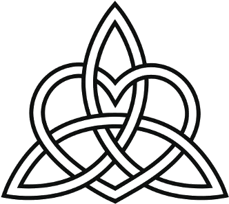 Celtic Heart Triquetra Knot Tattoo Transparency Bk - Eternal Love Celtic Knot - Free Transparent PNG Clipart Images Download. - Transparent PNG Free Download | PNGio