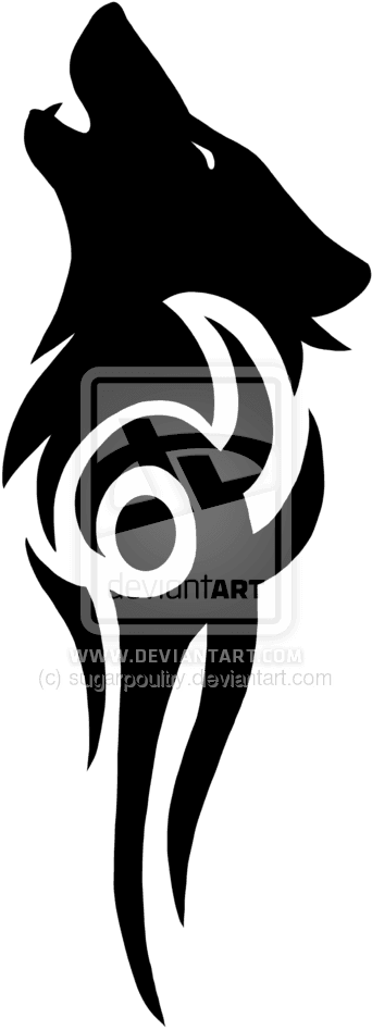 60 Tribal Wolf Tattoos Designs And Ideas - Simple Tribal Wolf Designs - Free Transparent PNG Clipart Images Download. - Transparent PNG Free Download | PNGio