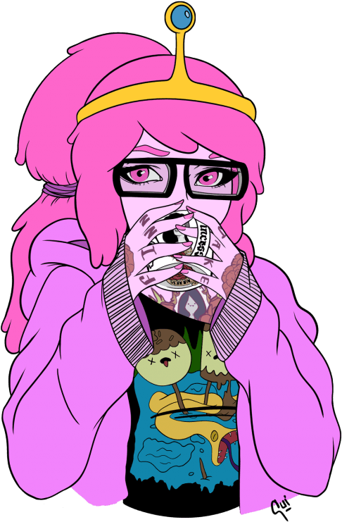 Princess Bubblegum Portrait By Guiganoide Features - Princess Bubblegum - Free Transparent PNG Clipart Images Download. - Transparent PNG Free Download | PNGio