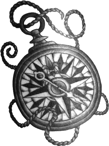 Compass Tattoo - Dessin Boussole Tatouage Homme - Free Transparent PNG Clipart Images Download. - Transparent PNG Free Download | PNGio