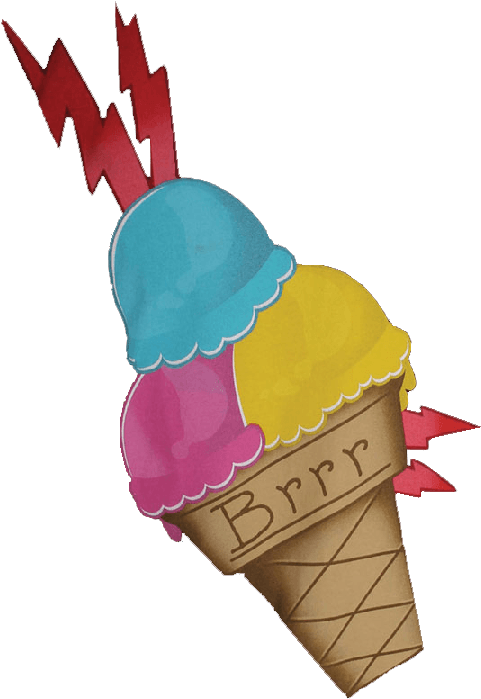 Gucci Mane Brrr Ice Cream Face Tattoo Women S Relaxed - Ice Cream Cone - Free Transparent PNG Clipart Images Download. - Transparent PNG Free Download | PNGio