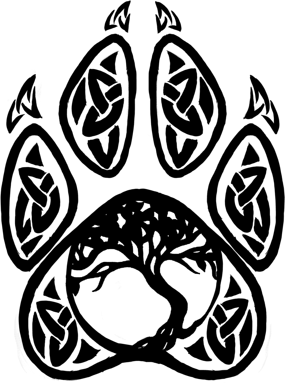 Tattoo Mockup, Sending It Off To The Artist For Tweaks - Cabochon Glass Silver/bronze/black Pendant Necklace(celtic - Free Transparent PNG Clipart Images Download. - Transparent PNG Free Download | PNGio