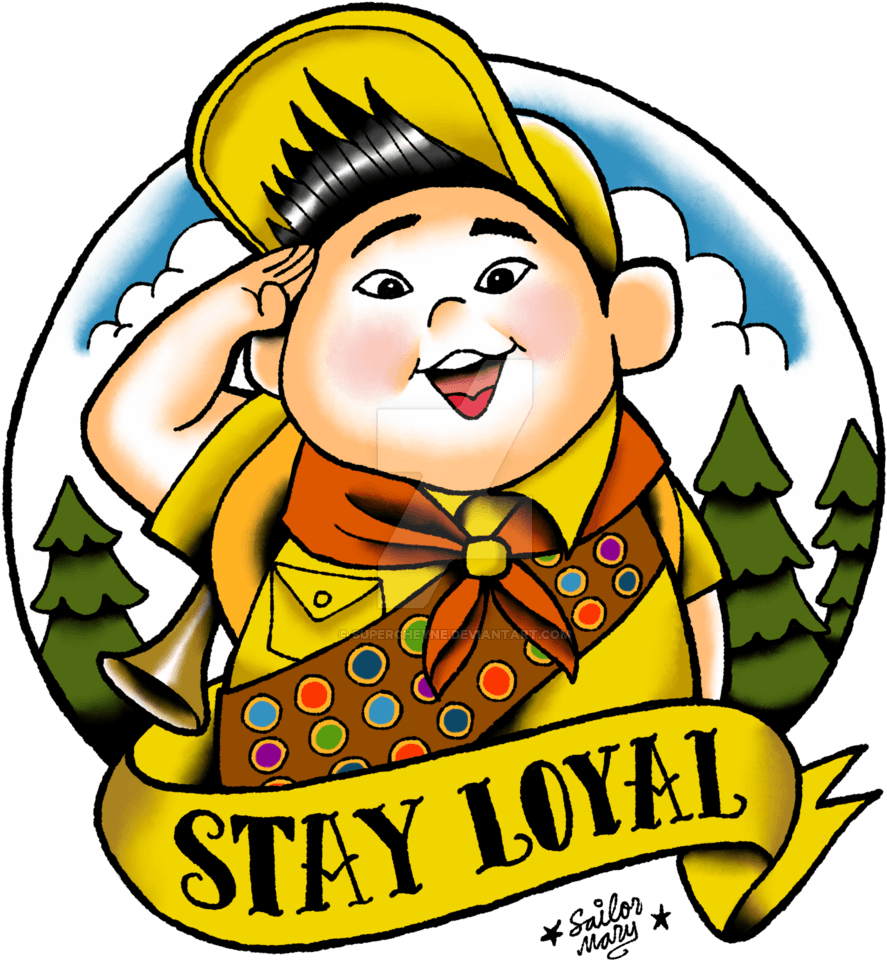 Russell By Supercheyne Pixar Tattoo - Up Russell Fan Art - Free Transparent PNG Clipart Images Download. - Transparent PNG Free Download | PNGio