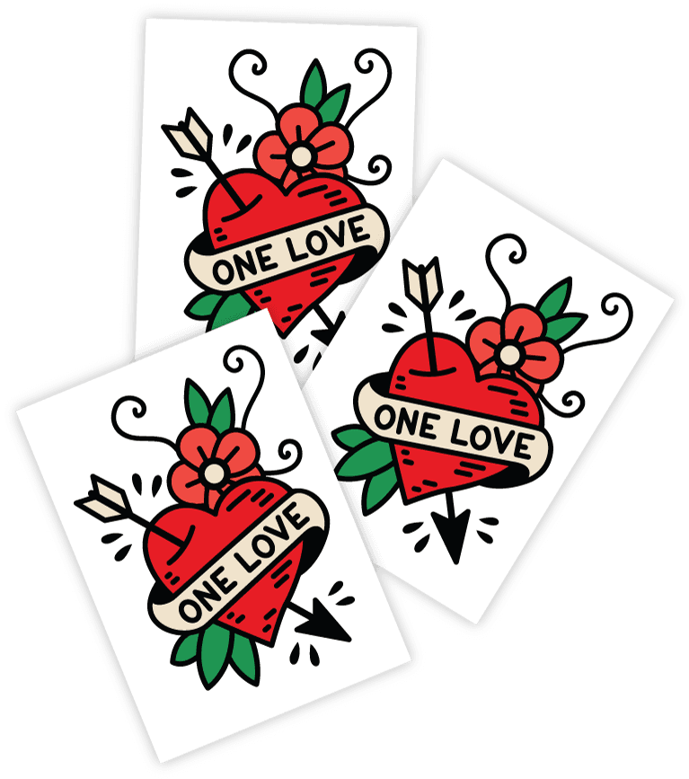 High Quality Temporary Tattoos With Heart With Arrow - High Quality Temporary Tattoos With Heart With Arrow - Free Transparent PNG Clipart Images Download. - Transparent PNG Free Download | PNGio