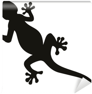 Vector Gecko Tattoo Isolated On Withe Background Wall - Tribal Gecko Car,camper Van Land Rover 4x4 Stickers - Free Transparent PNG Clipart Images Download. - Transparent PNG Free Download | PNGio