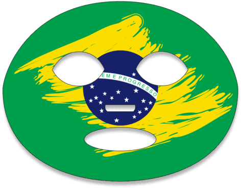 Flag Face Tattoo Fan Brazil - Circle - Free Transparent PNG Clipart Images Download. - Transparent PNG Free Download | PNGio