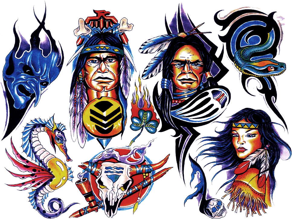 Colored Tattoo Shape - .ru - Free Transparent PNG Clipart Images Download. - Transparent PNG Free Download | PNGio