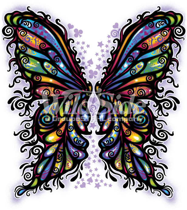 Butterfly Wings Tattoo - Artix Butterfly Wings Match W Tattoo Birthday Christmas - Free Transparent PNG Clipart Images Download. - Transparent PNG Free Download | PNGio