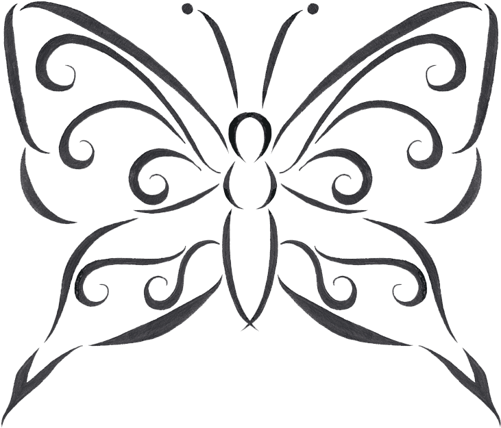 Download Butterfly Tattoo Designs Transparent Hq Png - Rita Fjärilar - Free Transparent PNG Clipart Images Download. - Transparent PNG Free Download | PNGio