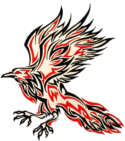 Gothic Tattoos Clipart Bird - Red-tailed Hawk - Free Transparent PNG Clipart Images Download. - Transparent PNG Free Download | PNGio