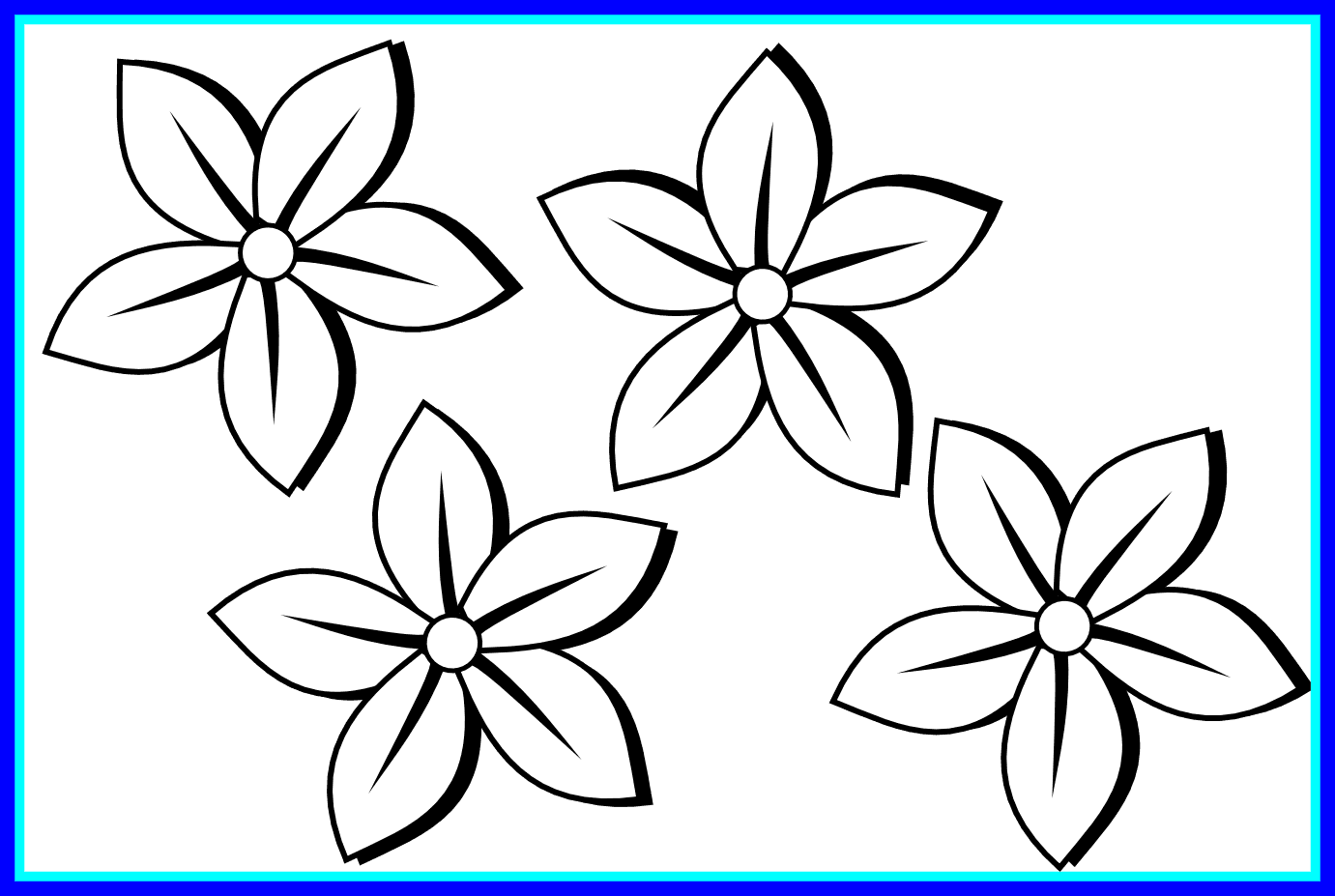 Unbelievable Clipartist Info Four Flora Black White - Flower Clipart Black And White - Free Transparent PNG Clipart Images Download. - Transparent PNG Free Download | PNGio