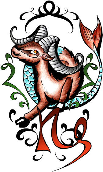 Capricorn Tattoos And Designs Photos - Capricorn Sign - Free Transparent PNG Clipart Images Download. - Transparent PNG Free Download | PNGio