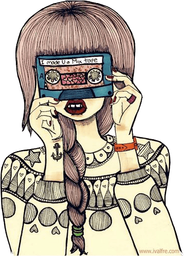 Anchor Tattoo On Right Wrist, Sweater, Mixtape - Art Drawing Girl We Heart - Free Transparent PNG Clipart Images Download. - Transparent PNG Free Download | PNGio