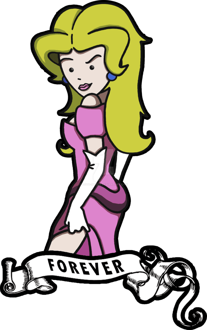 Princess Toadstool Tattoo By Octo-moose - Princess Peach - Free Transparent PNG Clipart Images Download. - Transparent PNG Free Download | PNGio