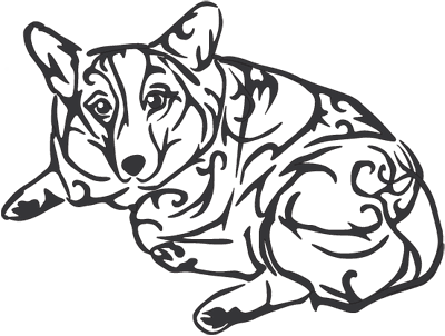 Corgi Tattoos - Pembroke Welsh Corgi - Free Transparent PNG Clipart Images Download. - Transparent PNG Free Download | PNGio