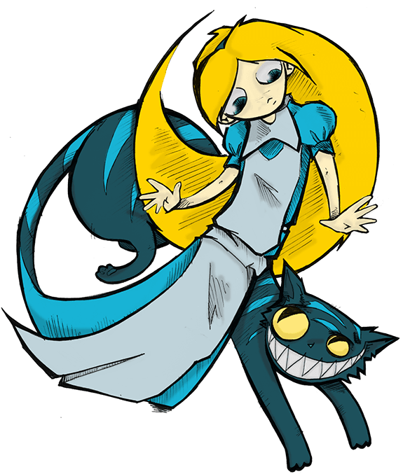 Illustration I Made For Wonderland Tattoo Studio's - Cartoon - Free Transparent PNG Clipart Images Download. - Transparent PNG Free Download | PNGio