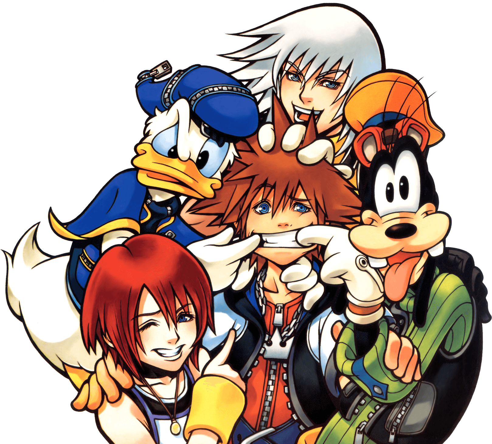 1boy 1girl Blonde Hair Fate/prototype Fate Green Eyes - Kingdom Hearts 1 Art - Free Transparent PNG Clipart Images Download. - Transparent PNG Free Download | PNGio