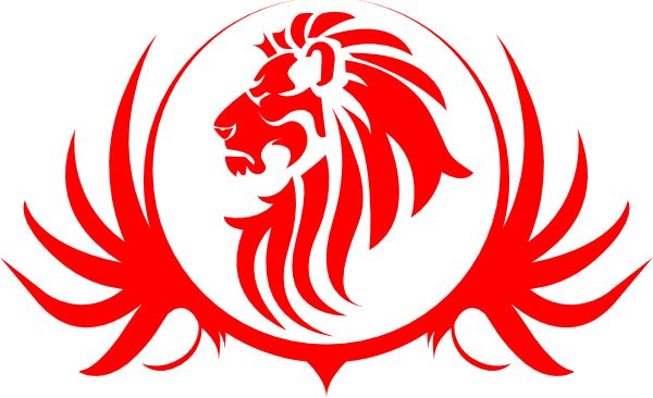 Red Lion Tattoo Stencil In - Lion Logo Clipart Black And White - Free Transparent PNG Clipart Images Download. - Transparent PNG Free Download | PNGio