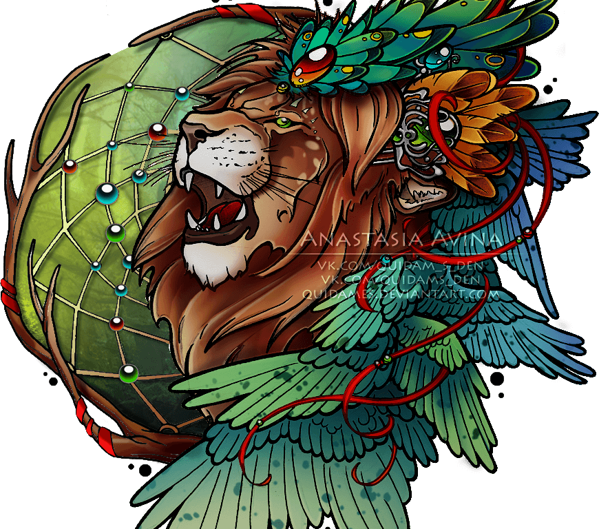 Download New School Lion Tattoo Designs - Sketch - Free Transparent PNG Clipart Images Download. - Transparent PNG Free Download | PNGio