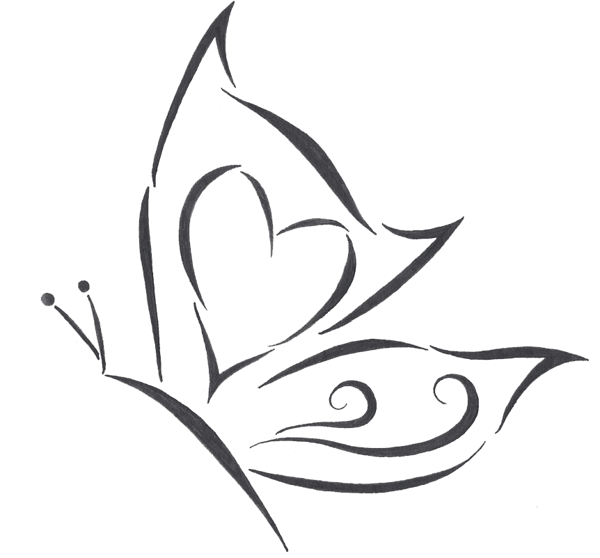 Butterfly Tattoo Designs Png Transparent Images - Butterfly Black And White Png - Free Transparent PNG Clipart Images Download. - Transparent PNG Free Download | PNGio