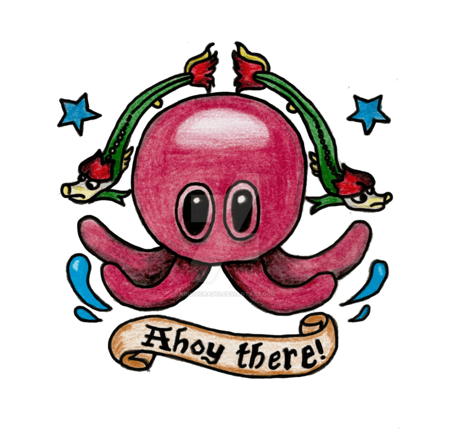 Octopus Emoji Tattoo By Kineticradio - Octopus Emoji Tattoo By Kineticradio - Free Transparent PNG Clipart Images Download. - Transparent PNG Free Download | PNGio