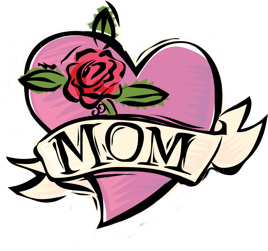 Mom Tattoo Needlepoint Rose Canvas Happy Mothers Day - Humor Mothers Day Clipart - Free Transparent PNG Clipart Images Download. - Transparent PNG Free Download | PNGio
